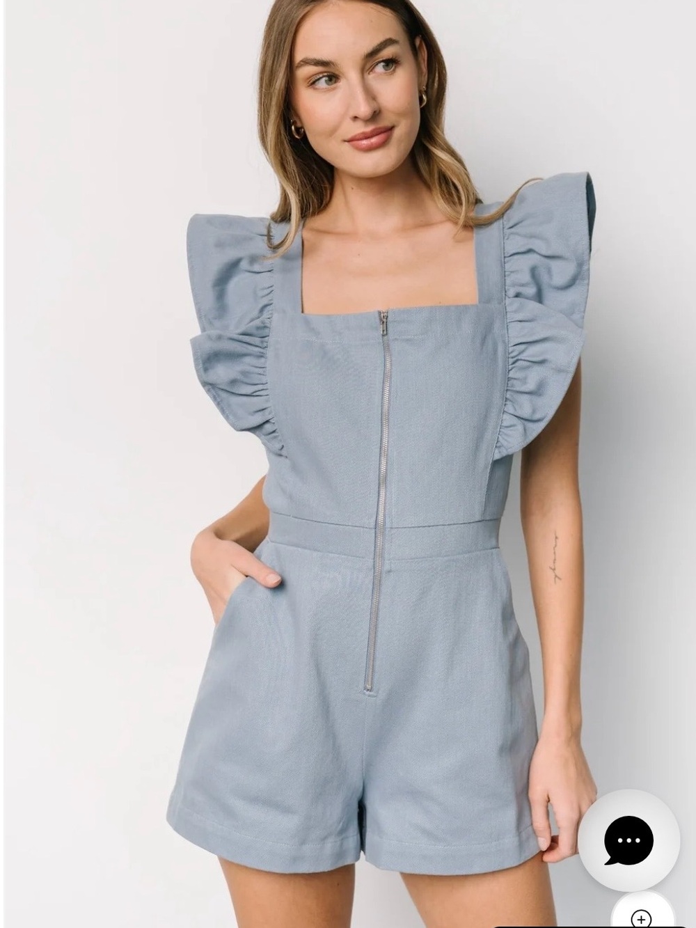 Baltic Born Blue Small Romper